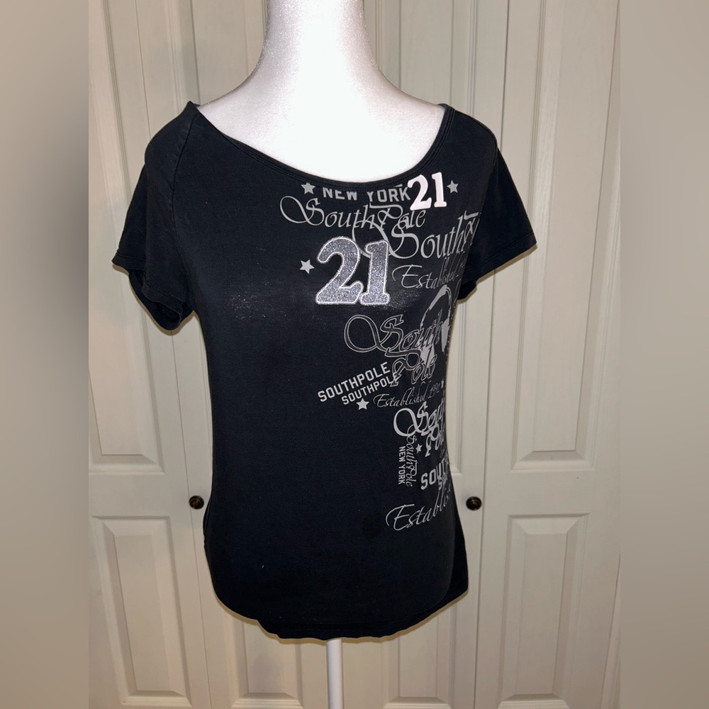 Black South Pole t shirt